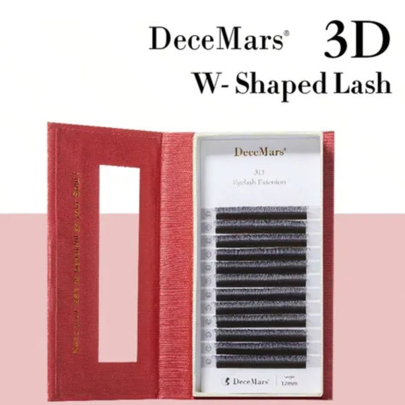 Cílios Decemars 3D - Caixa Mix 8-14mm Cor Preto