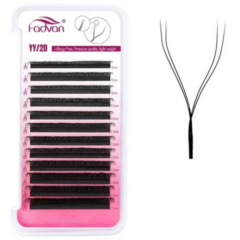 Cílios Fadvan Y Volue Brasileiro - Tamanho Único 8 ao 14