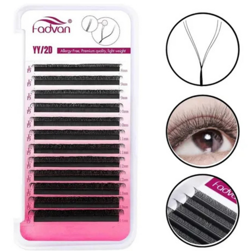 Cílios Fadvan Y Volue Brasileiro - Tamanho Único 8 ao 14
