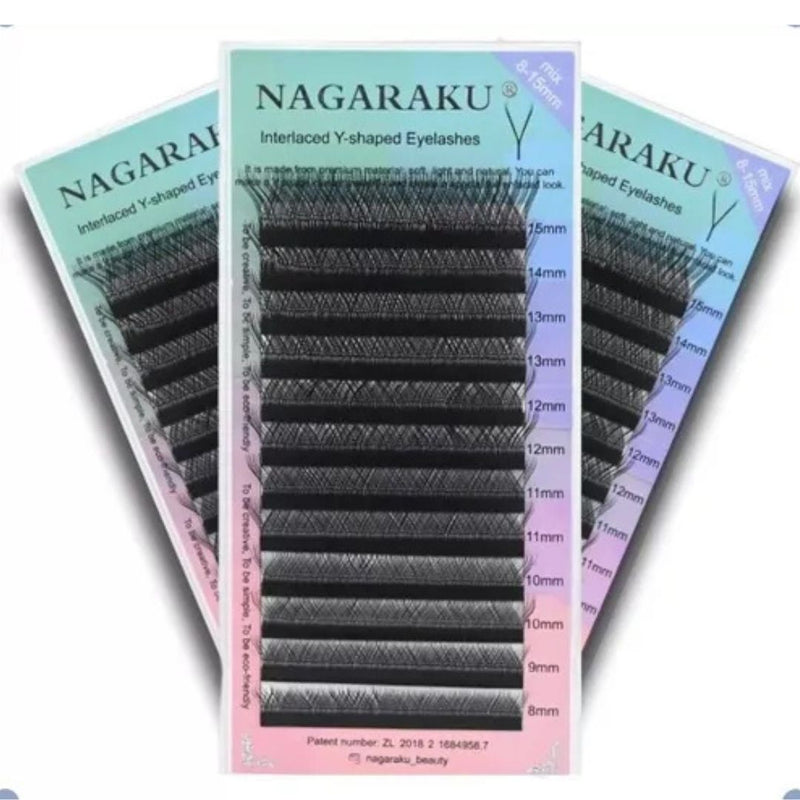 Cílios Nagaraku Y Volume Brasileiro - Caixa Mix 8-14