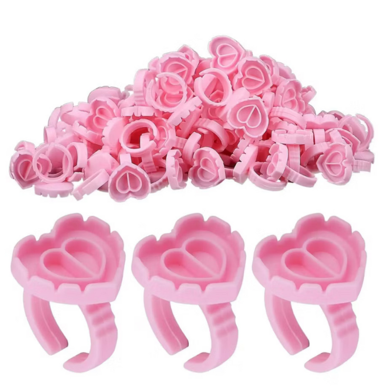 Anel Batoque Coração 50 unidades