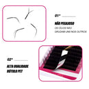 Cílios Fadvan Y Curvatura M Efeito Fox Eyes Mix